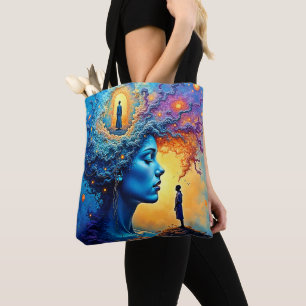 Mindful Cosmic Journey Tote Bag
