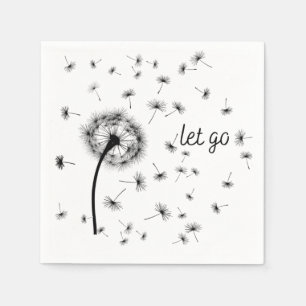 Mindful Event Hosting Let Go Dandelion Napkin