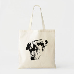 Mindful Moment—Pitbull Mix Head Tote Bag
