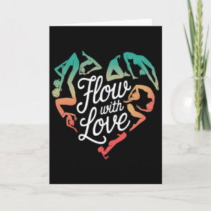 Mindful Movement Flow With Love Yoga Heart Energy Card