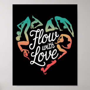 Mindful Movement Flow With Love Yoga Heart Energy  Poster