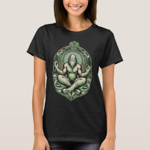 Mindful Sasquatch - Bigfoot Yoga Meditation T-Shirt