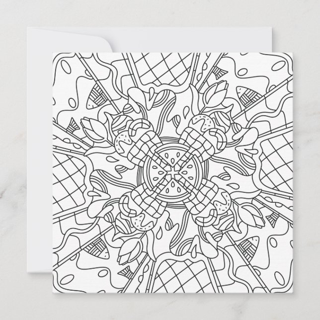 Mindful Summer: Creative and Playful Colouring Car (Front)
