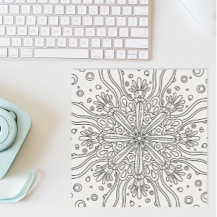 Mindful Summer: Cute Colour Your Own Colouring Poster