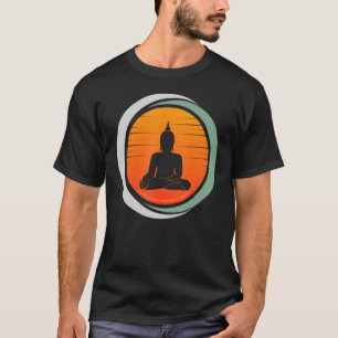 Mindfulness Buddha Buddhism Spiritual Yoga Meditat T-Shirt
