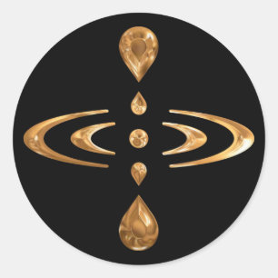 Mindfulness Classic Round Sticker