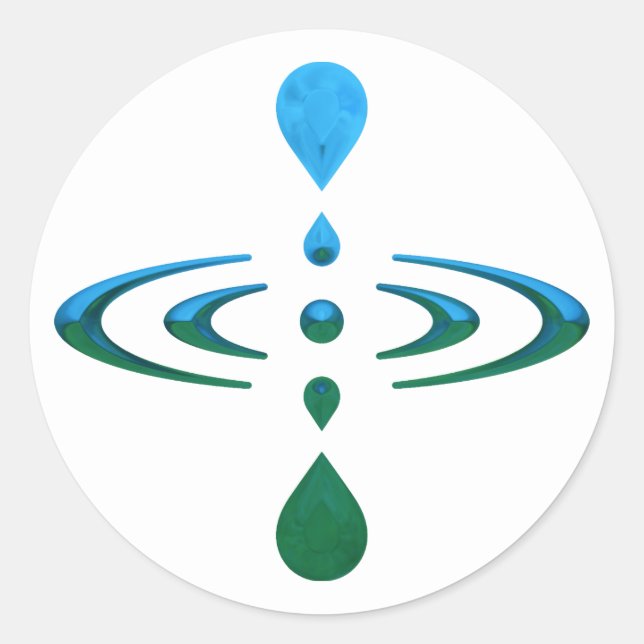 Mindfulness Classic Round Sticker (Front)