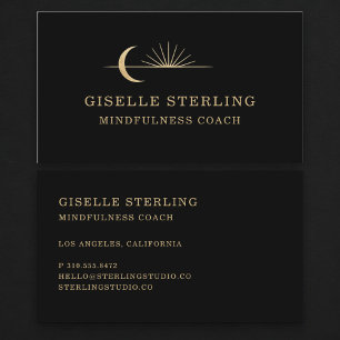 Mindfulness Coach Business Card