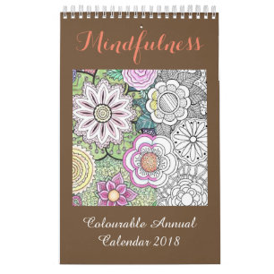 Mindfulness Coloring Calendar 2018