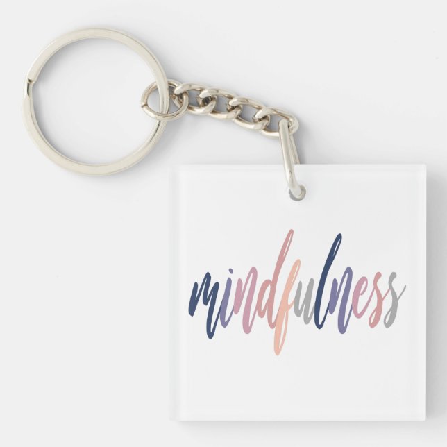 Mindfulness Key Ring (Front)