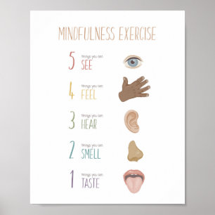 Mindfulness Psychology Therapy Office Poster