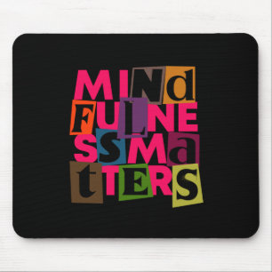 Mindfulness S Sticker  Mouse Pad