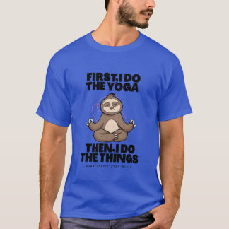Mindfulness Yoga Sloth Cute Animals friend T-Shirt