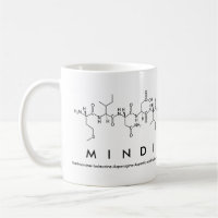 Mindi peptide name mug