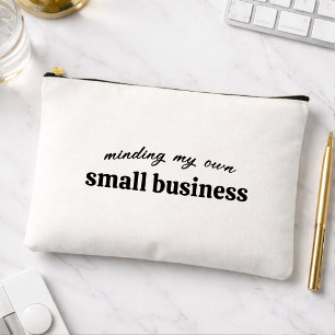 Minding my own Small Business Owner Accessory Pouch