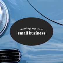 Minding my own Small Business Owner