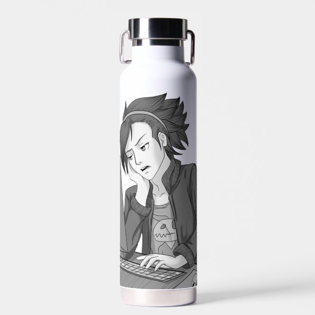 Mindless Work Water Bottle (Front)