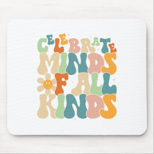 Minds Of All Kinds Mental Health Autism Awareness Mouse Pad