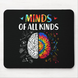 Minds Of All Kinds Neurodiversity Autism Awareness Mouse Pad