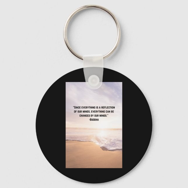 Minds Shape Worlds Power Of Perception Sticker  Key Ring (Front)