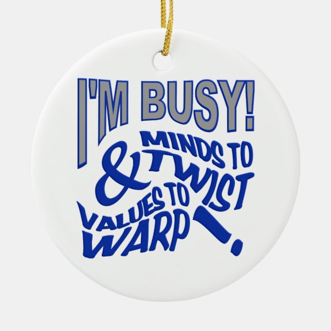 Minds to Twist ornament (Front)