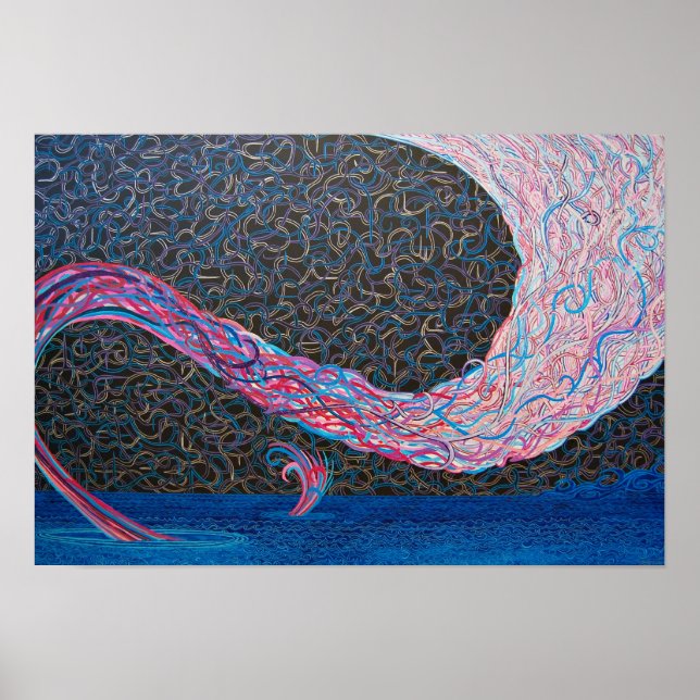 Mindscape of Optimal Flow by Meghan Oona Poster (Front)