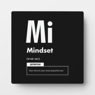Mindset - Element Of Success - Motivational Plaque