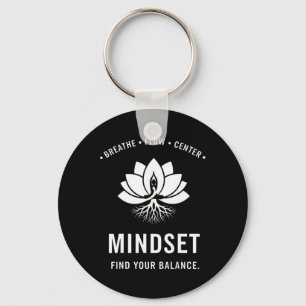Mindset Find Your Lance Yoga Meditation  Key Ring