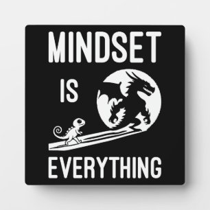 Mindset Is Everything, Dragon - Success Hustle Plaque