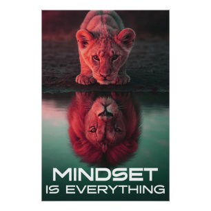Mindset Is Everything – Unlock Your Full Potential Poster