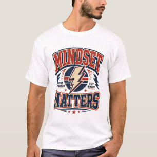 Mindset Matters Vintage Varsity Fitness Gym T-Shirt