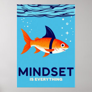 Mindset Motivational Art Poster
