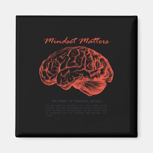 Mindset S Creative S Design Sticker  Magnet (Front)