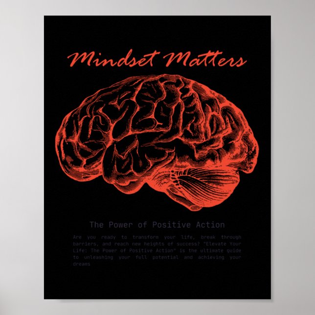 Mindset S Creative S Design Sticker  Poster (Front)