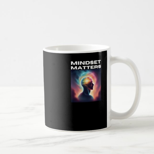 Mindset S Sticker  Coffee Mug (Right)