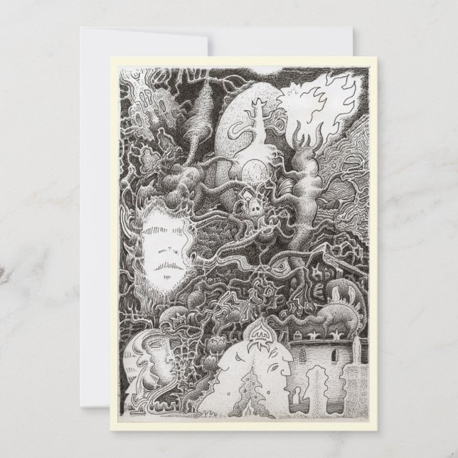 Mindsucker Syndrome, by Brian Benson Flat Card (Front)