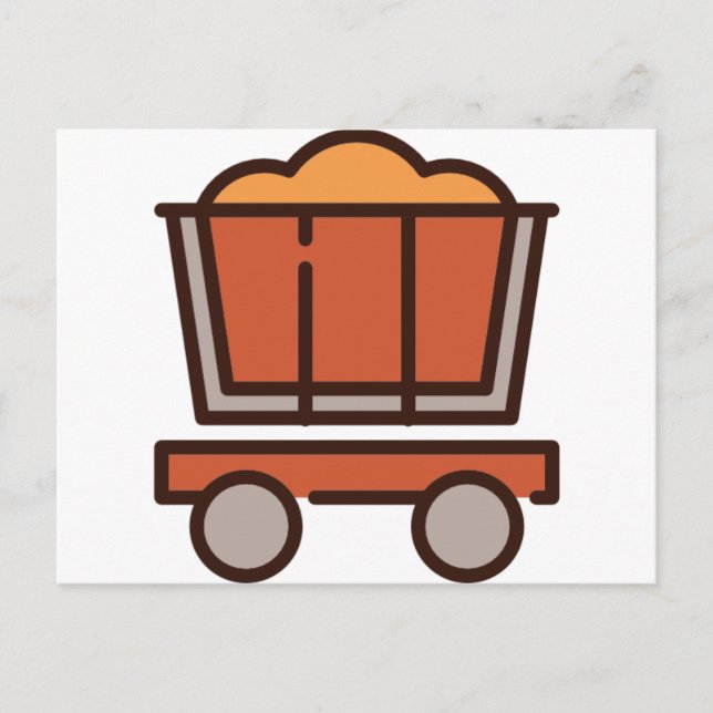 Mine Cart Postcard (Front)
