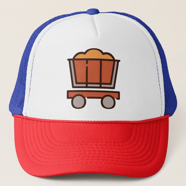 Mine Cart Trucker Hat (Front)