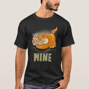 Mine Coffee Mug Barista Cappuccino Cats Kitten Ca T-Shirt