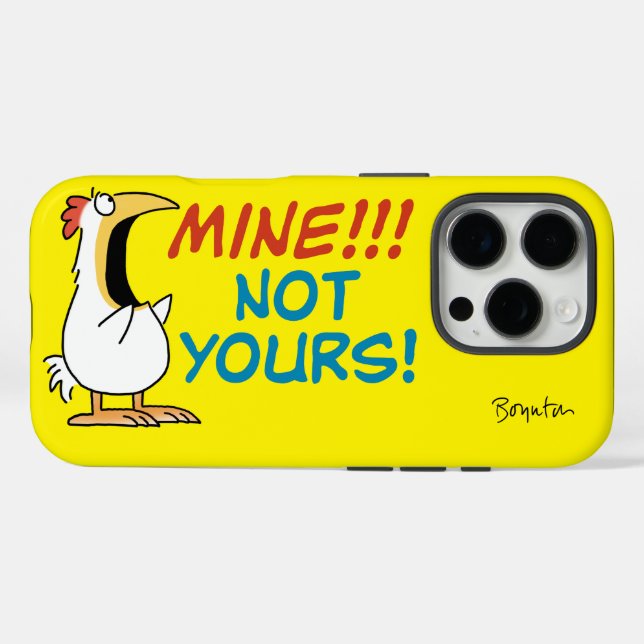 MINE! NOT YOURS! Case-Mate iPhone CASE (Back (Horizontal))
