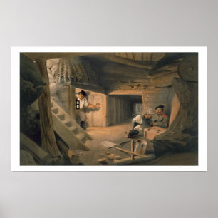 Mine of the Bastion du Mat, plate from 'The Seat o Poster