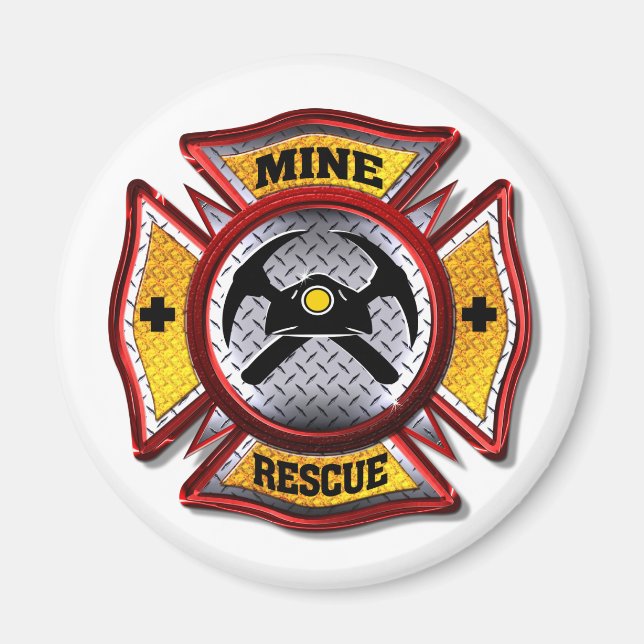 MINE RESCUE MAGNET (Front)