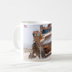 MINE-RESISTANT AMBUSH PROTECTED VEHICLE COFFEE MUG