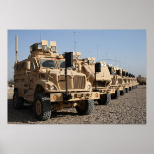 Mine-Resistant Ambush-Protected Vehicles Poster