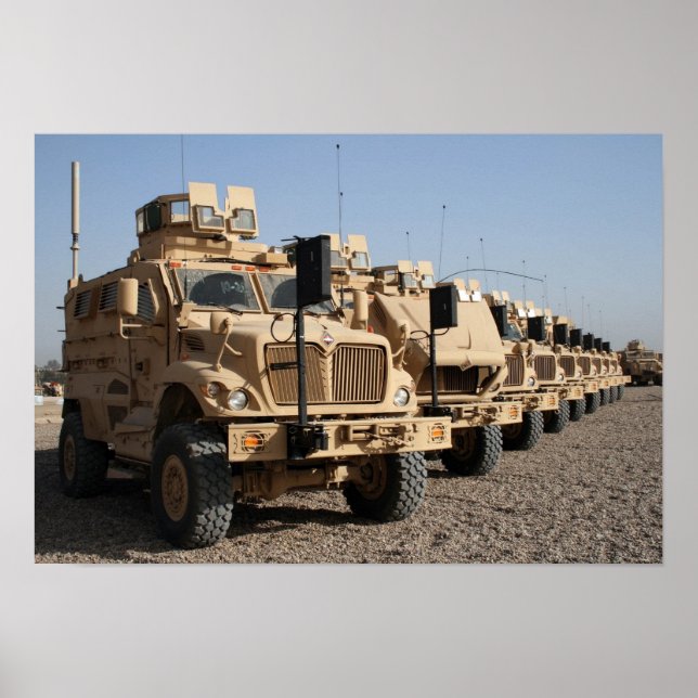 Mine-Resistant Ambush-Protected Vehicles Poster (Front)