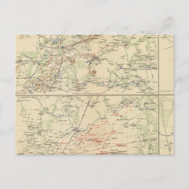 Mine Run, Va Postcard (Front)