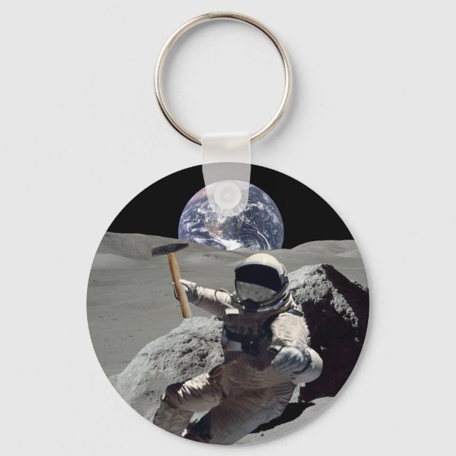 Mine The Moon Key Ring (Front)