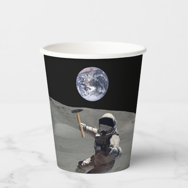 Mine The Moon Paper Cups (Front)
