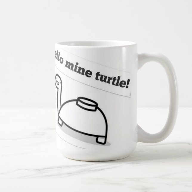 Mine turtle mug (Right)