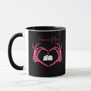 Mine, Valentines Day Classic - Skeleton Hands Hear Mug